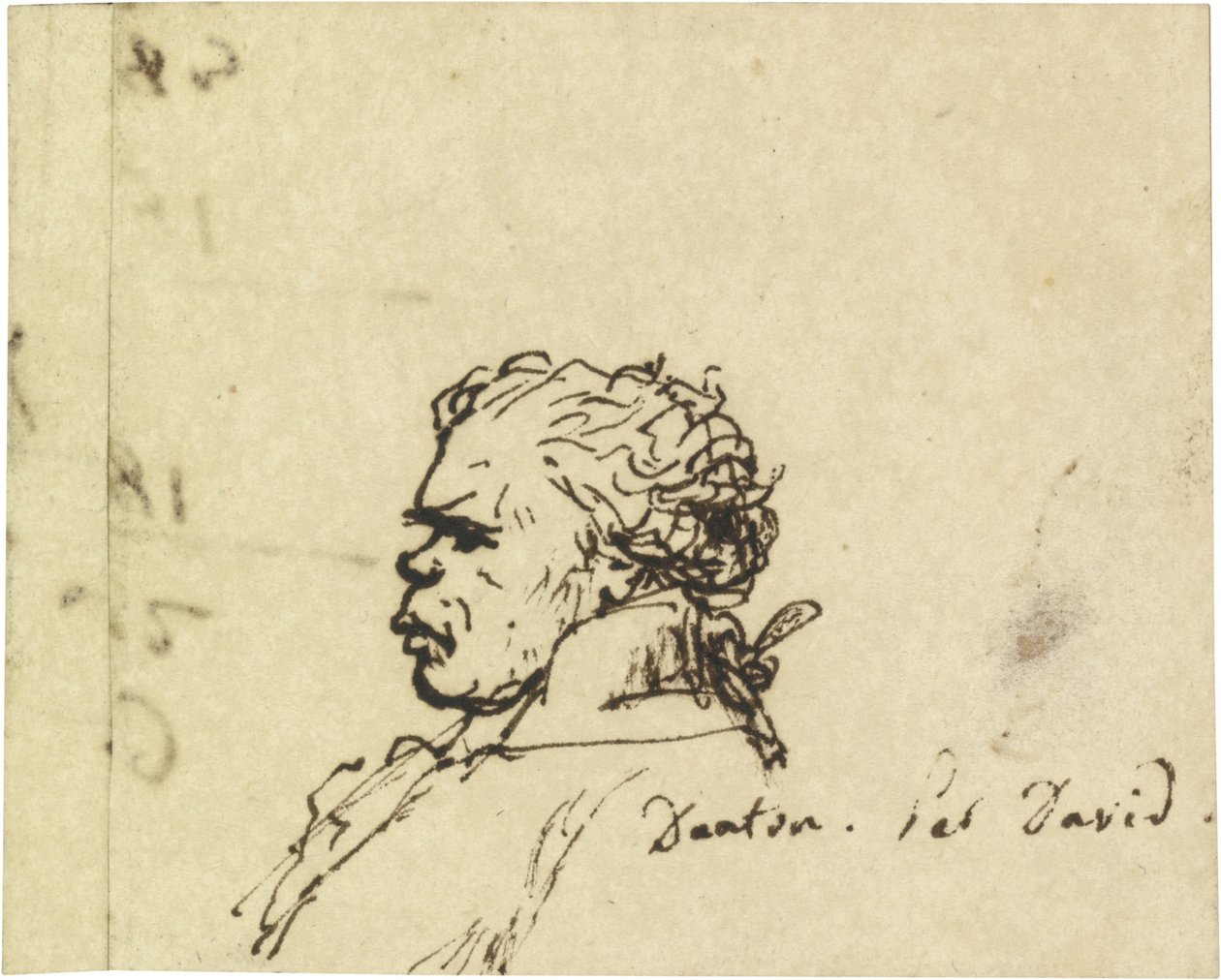 Georges Jacques Danton portréja 1759-1794 alkotó: Jacques Louis David