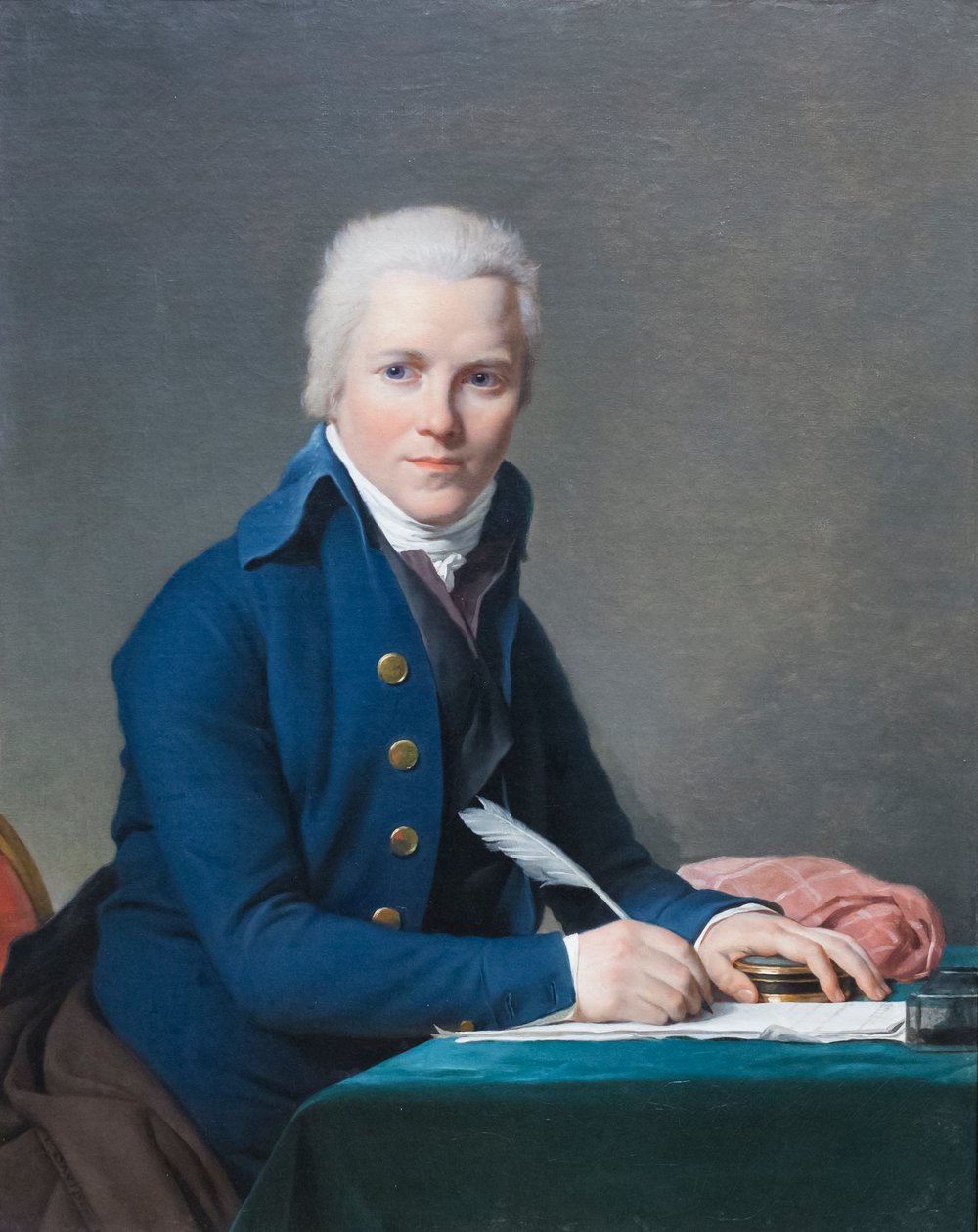 Jacobus Blauw portréja alkotó: Jacques Louis David