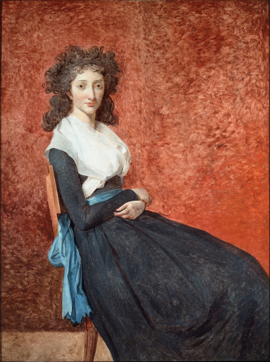 Madame Charles Louis Trudaine portréja - olaj, vászon alkotó: Jacques Louis David