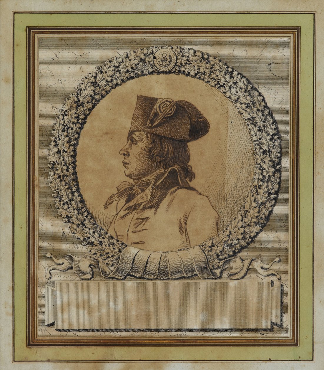 Philippe-François-Joseph Le Bas portréja 1762-1794, c. 1793 alkotó: Jacques Louis David