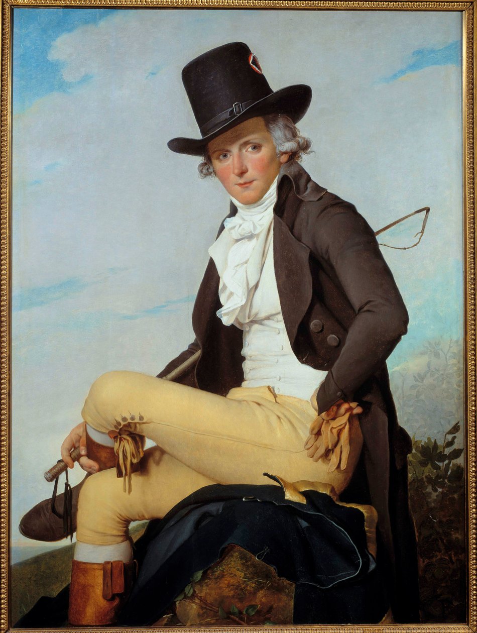 Pierre Seriziat (1757-1847) portréja, a művész jóképű testvére Jacques Louis David (1748-1825) festménye 1795, olaj, fa, dim. 1,29x0,95 m - Pierre Seriziat (1757-1847), a művész sógorának portréja. Jacques Louis David festménye ( alkotó: Jacques Louis David