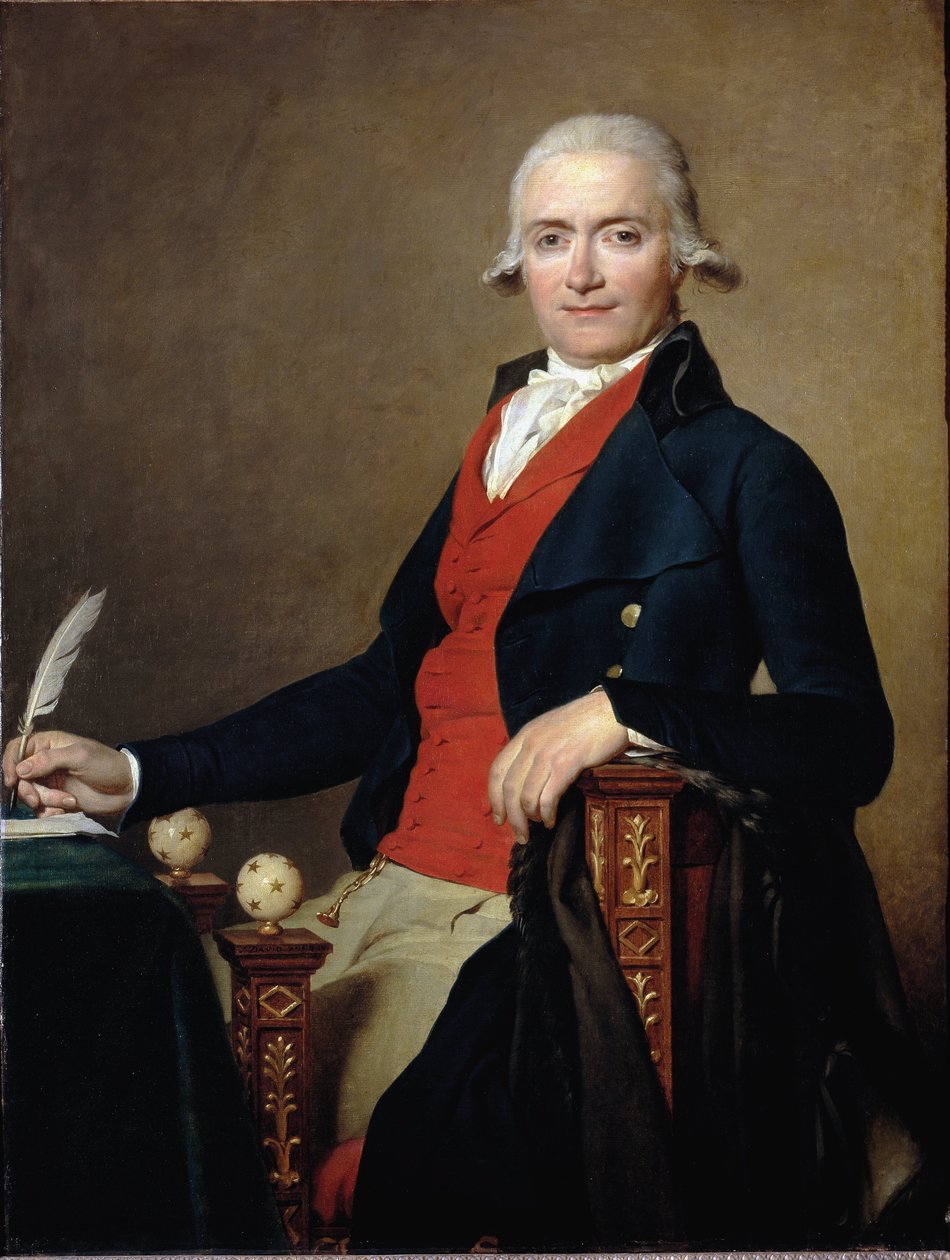 Gaspard Meyer miniszter portréja - olaj, vászon alkotó: Jacques Louis David
