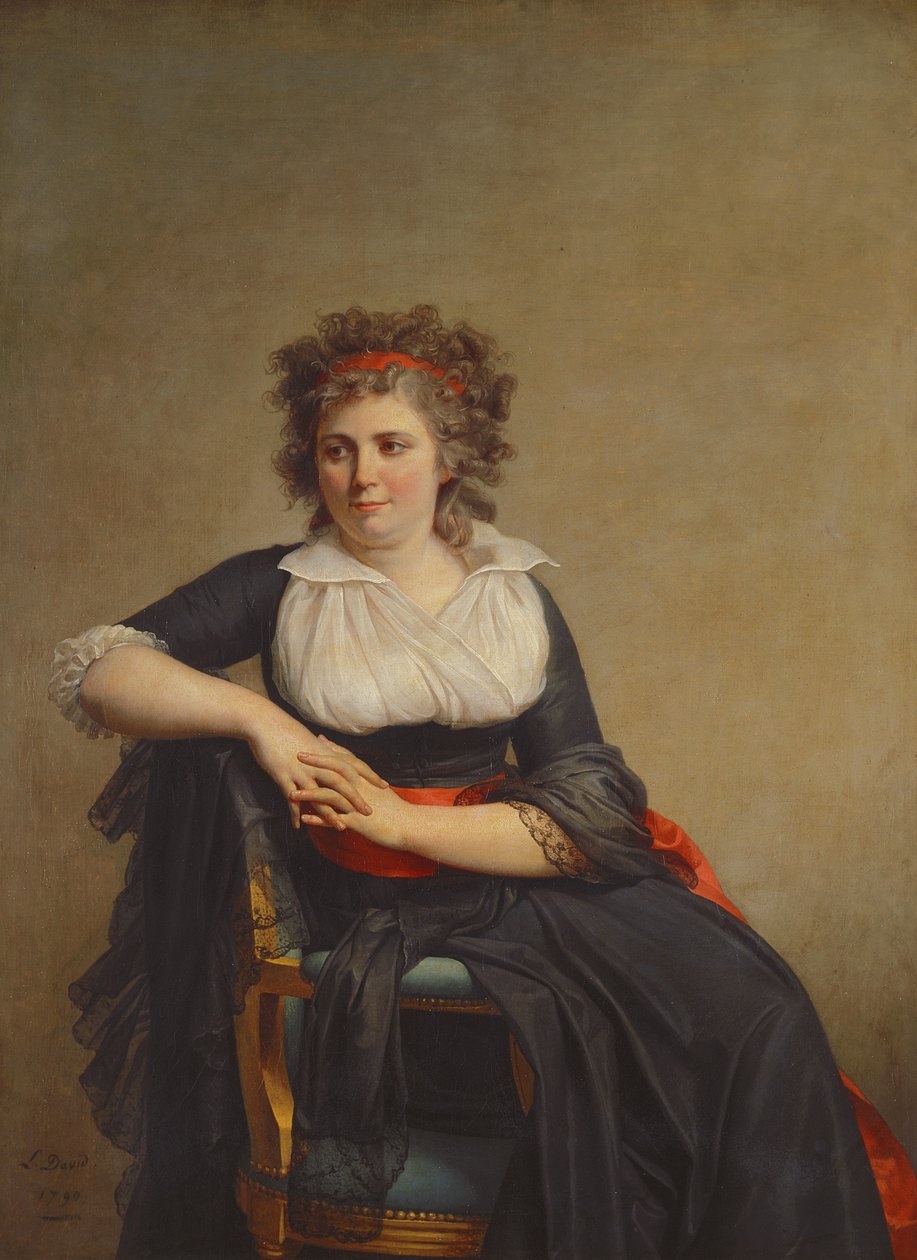 Robertine Tourteau, dOrvilliers marquise (1772-1862) 1790 alkotó: Jacques Louis David
