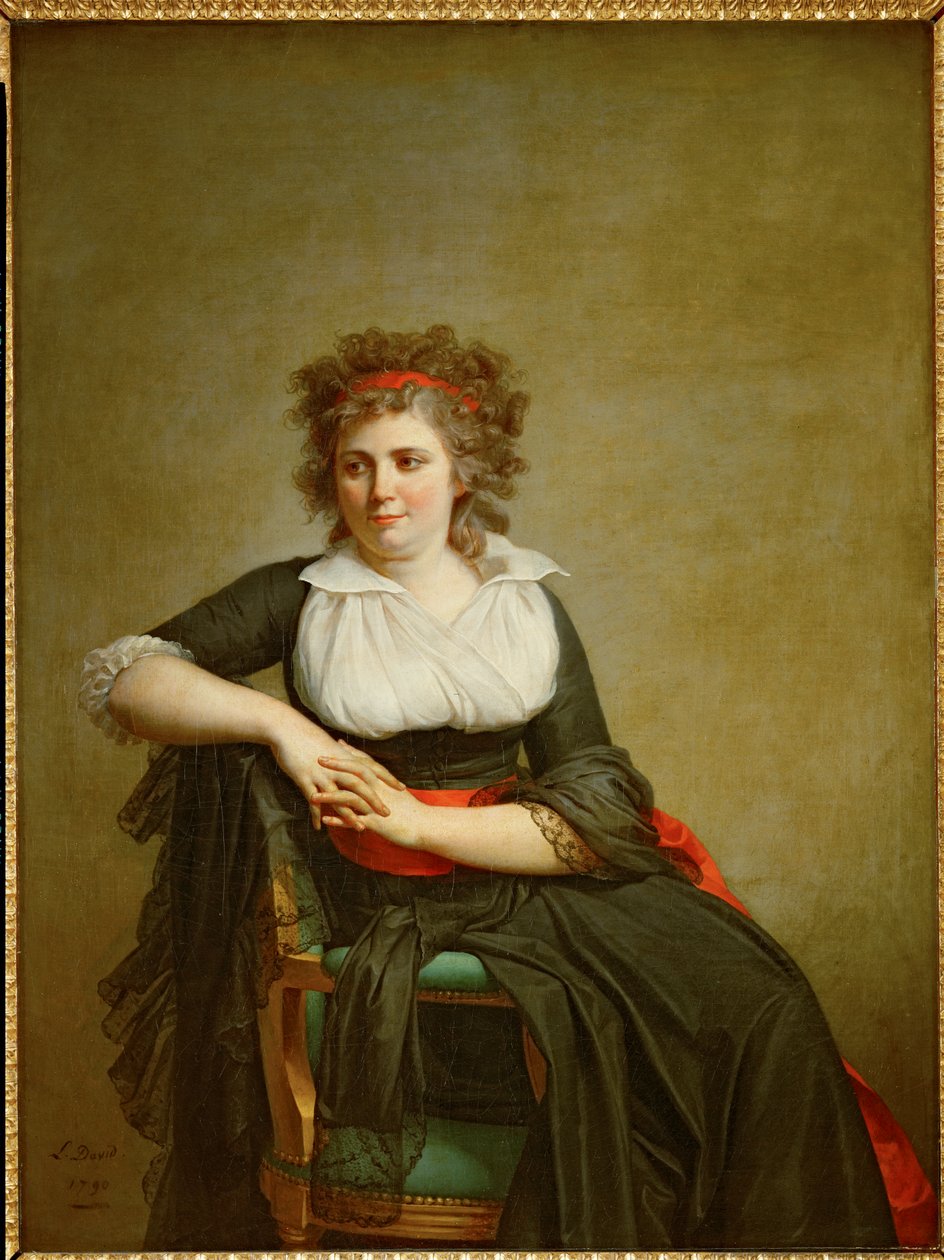 Robertine Tourteau, Orvilliers márkinője ... alkotó: Jacques Louis David