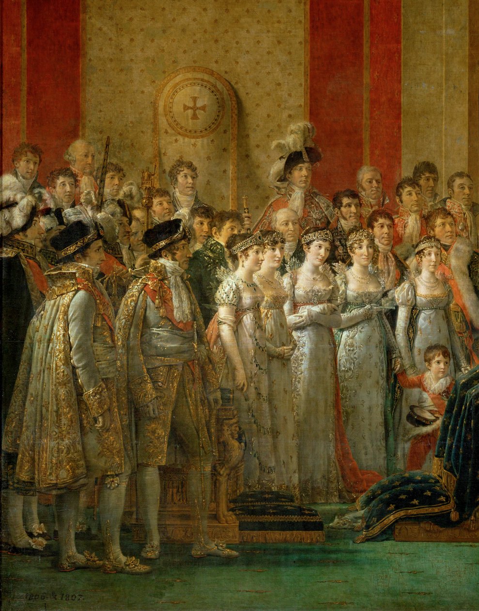 Napóleon koronázása a Notre-Dame-ban ... alkotó: Jacques Louis David
