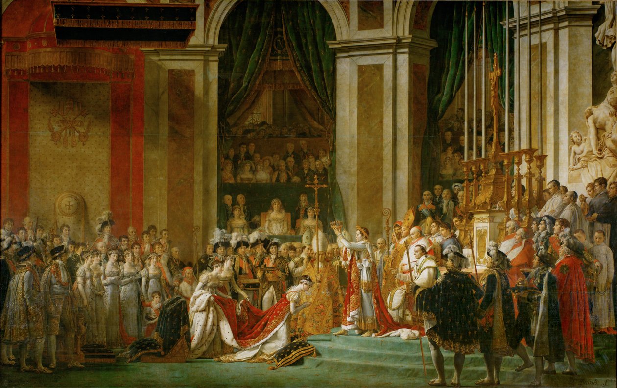 Napóleon koronázása a Notre-Dame-ban ... alkotó: Jacques Louis David