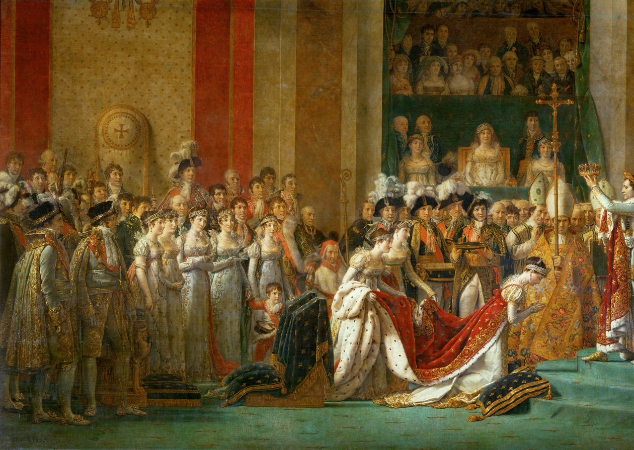Napóleon koronázása a Notre-Dame-ban ... alkotó: Jacques Louis David