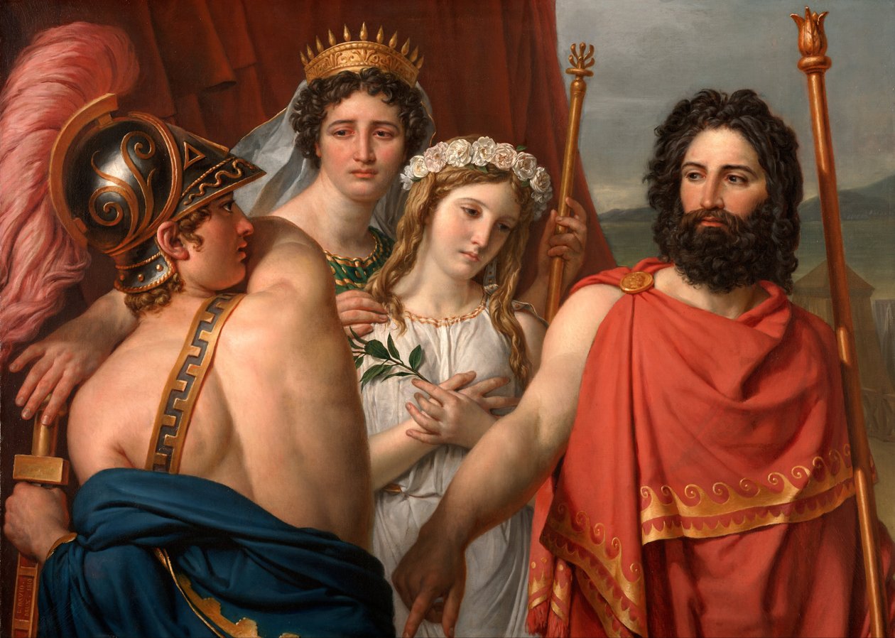 Akhilleusz haragja alkotó: Jacques Louis David