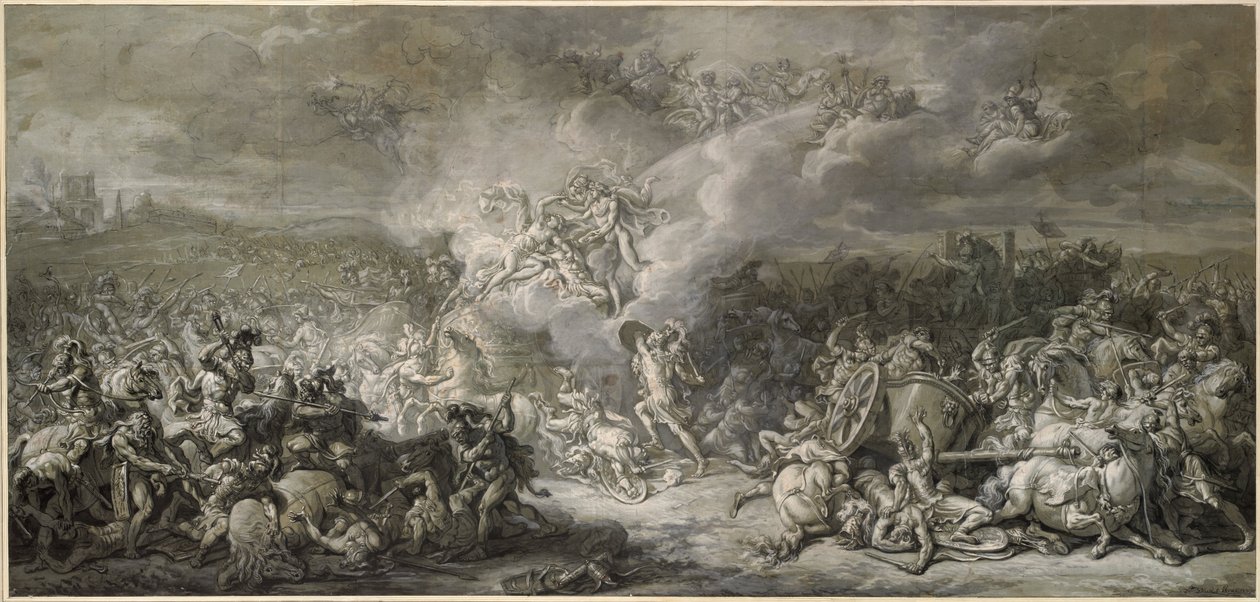 Diomedes harca, 1776 alkotó: Jacques Louis David