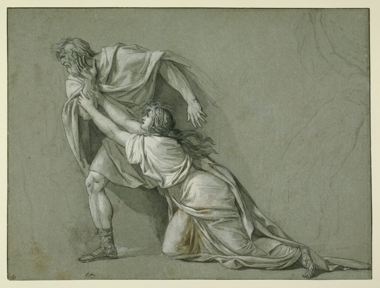 Marcus Attilius Regulus indulása Karthágóba alkotó: Jacques Louis David