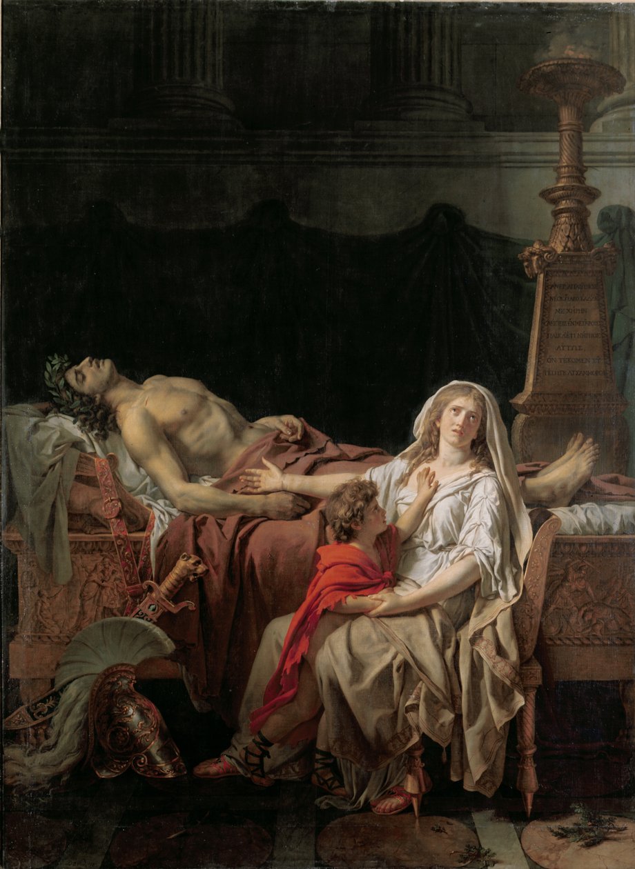 Andromache fájdalma, 1783 alkotó: Jacques Louis David