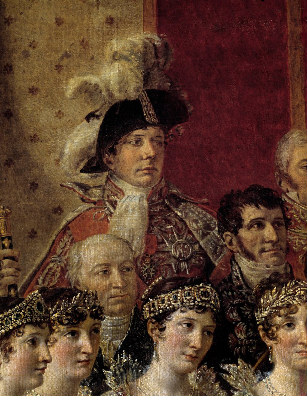 Napóleon rítusa. Részlet Pauline Bonaparte-ról (Borghese hercegnő alkotó: Jacques Louis David
