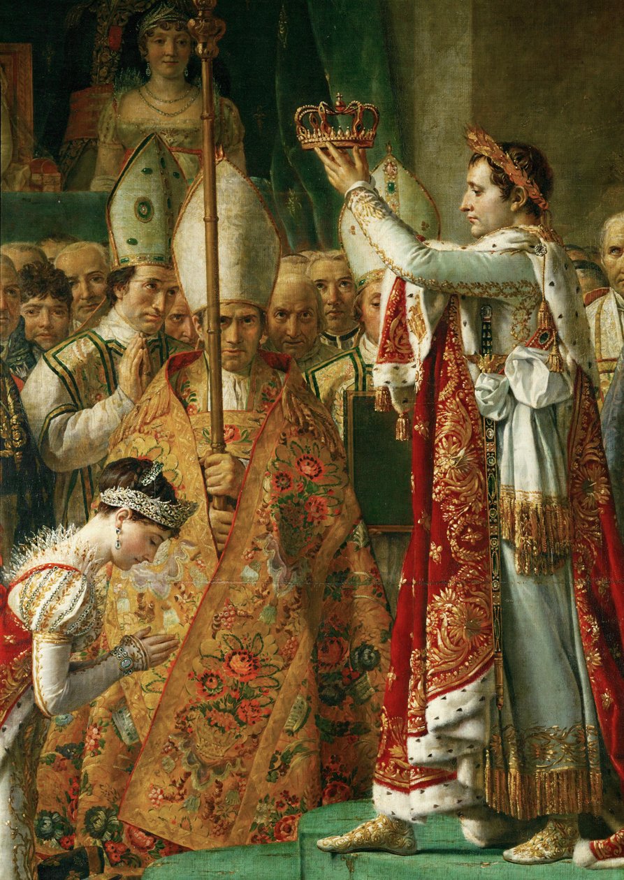 I. Bonaparte Napóleon császár koronázása ... alkotó: Jacques Louis David