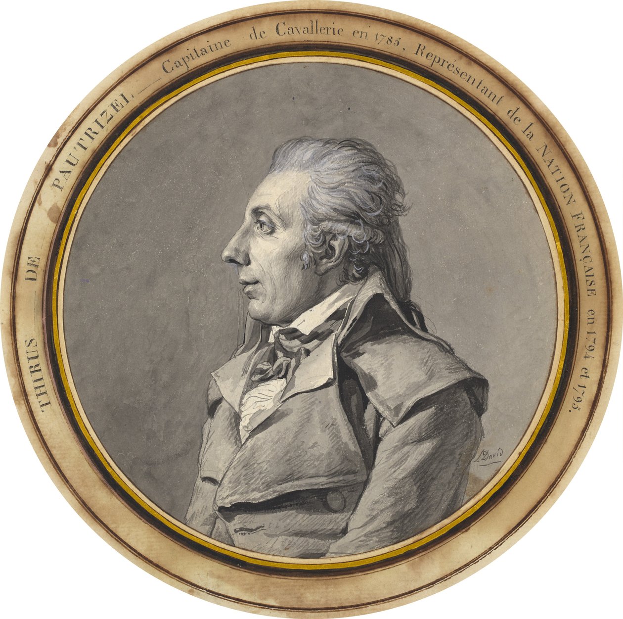 Thirius de Pautrizel alkotó: Jacques Louis David