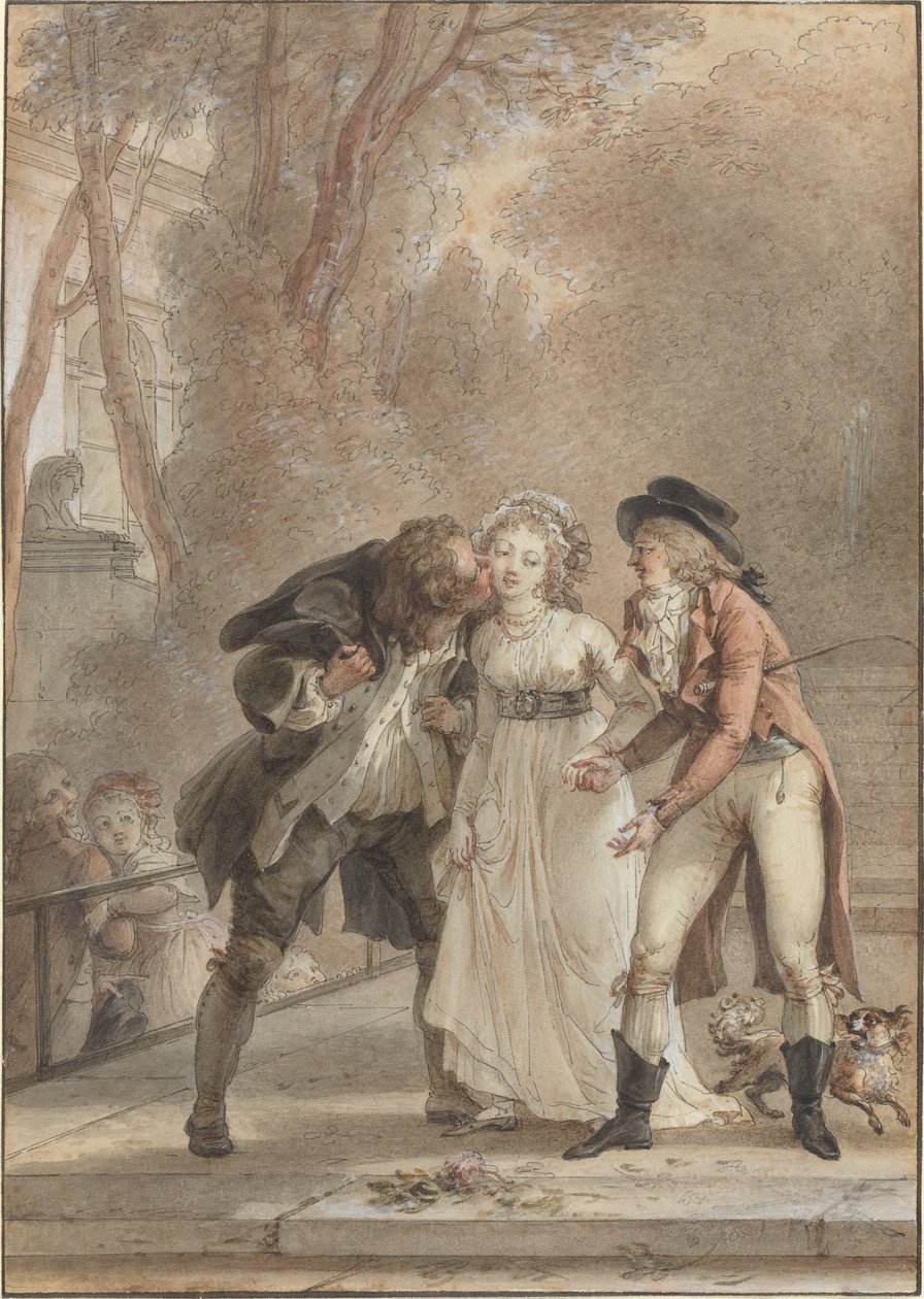 Kölcsönadott Kiss alkotó: Jacques Louis François Touzé