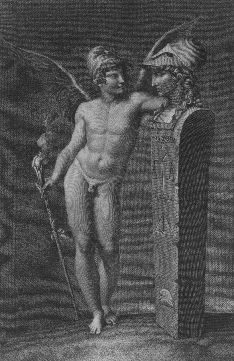 A Szabadság Szelleme 1791 után létrehozza a Bölcsesség Birodalmát a Földön. alkotó: Jacques Louis Perée