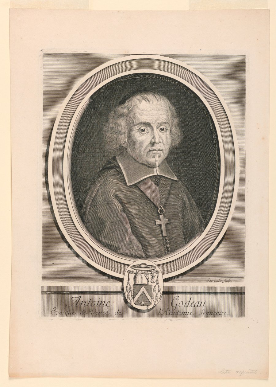 Antoine Godeau (1605-1672) portréja alkotó: Jacques Lubin