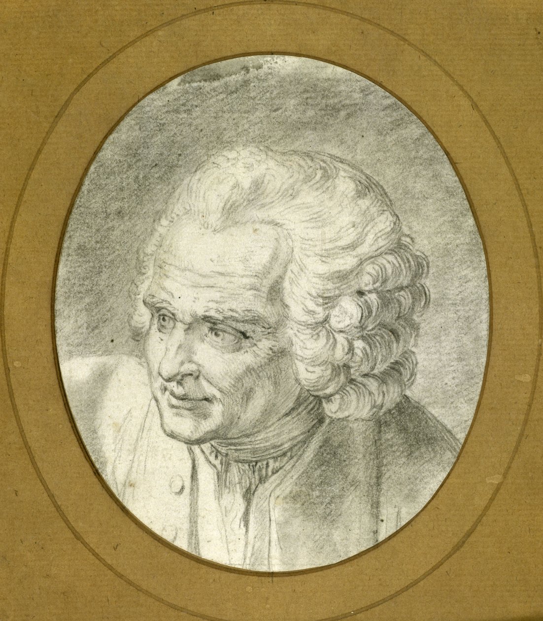 Jean-Jacques Rousseau portréja 1712-1778, 1775. alkotó: Jacques Philippe Caresme