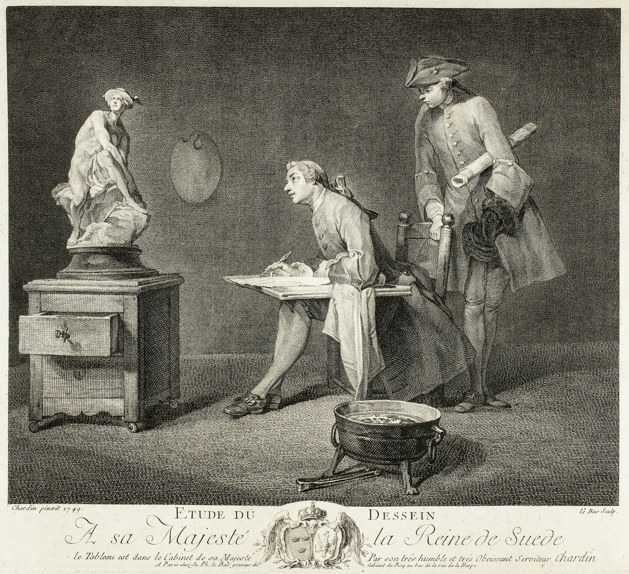 A Rajzlecke alkotó: Jacques Philippe Le Bas