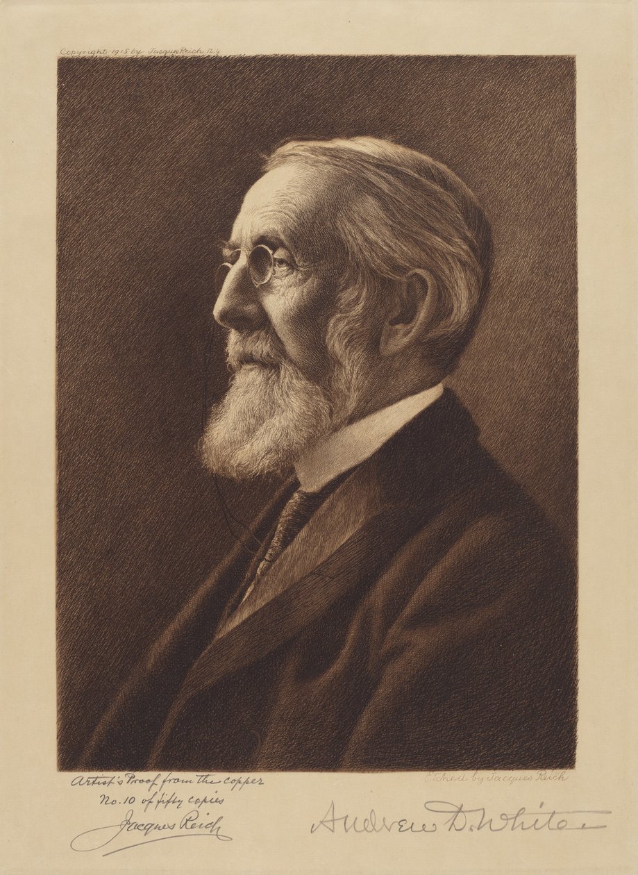 Andrew D. White alkotó: Jacques Reich