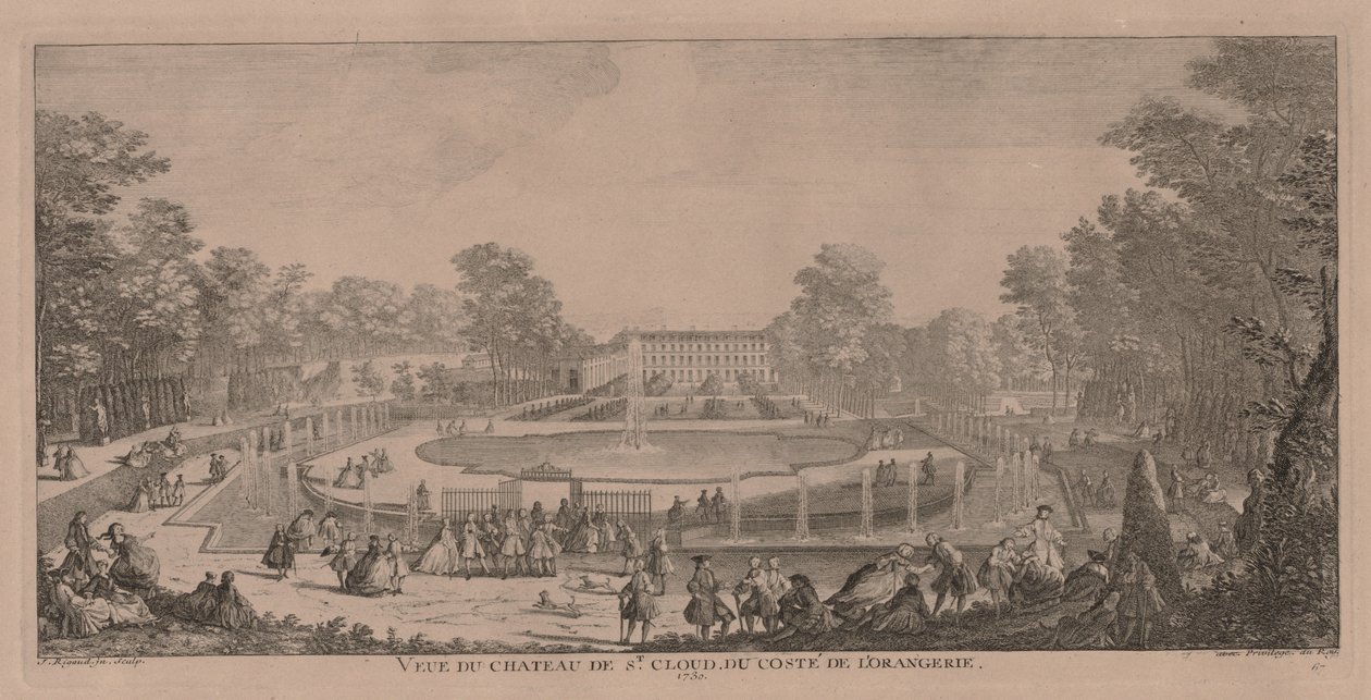 Chateau St. Cloud. alkotó: Jacques Rigaud