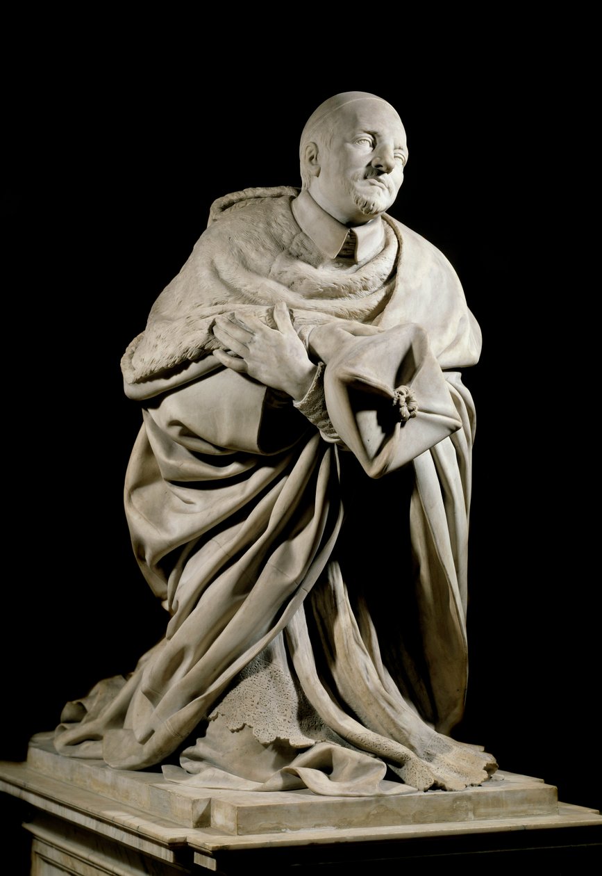 Emlékmű Pierre de Berulle bíboros (1575-1629), a Seculiere Oratórium Kongregáció alapítója előtt tisztelegve. Jacques Sarazin (1592-1660) és Charles Lestocard (17. század) márványszobra. V 2,1 m Párizs, Musee du Louvre alkotó: Jacques Sarazin