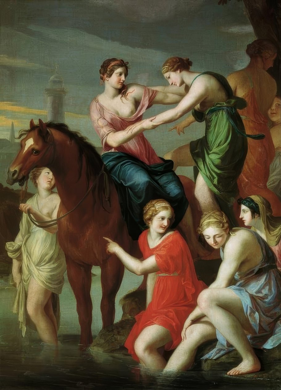 Clélie átkel a Tiberisen alkotó: Jacques Stella