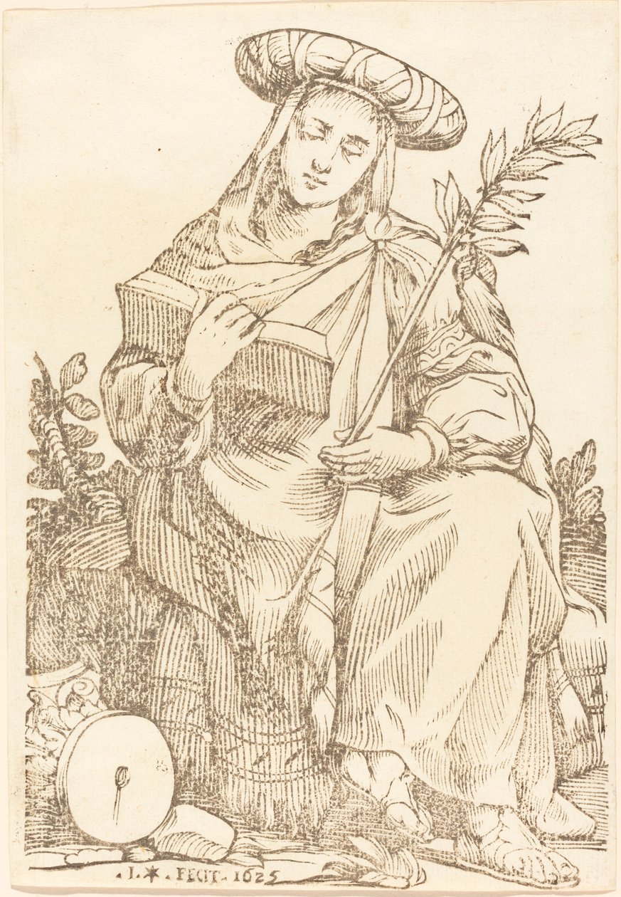 Sibylla Libyca alkotó: Jacques Stella