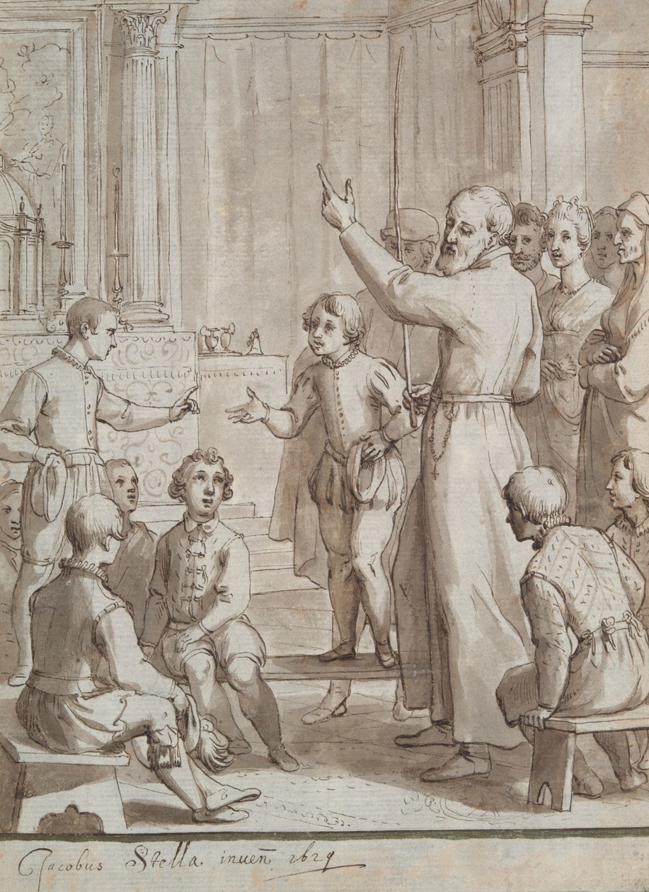Szent Fülöp nevelőként alkotó: Jacques Stella