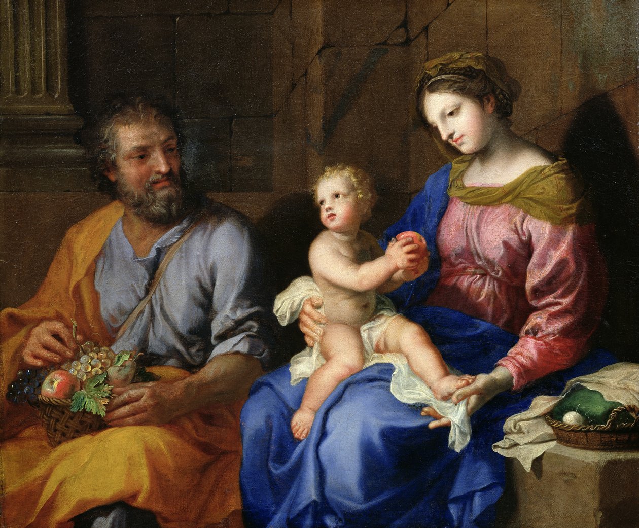 A Szent Család alkotó: Jacques Stella