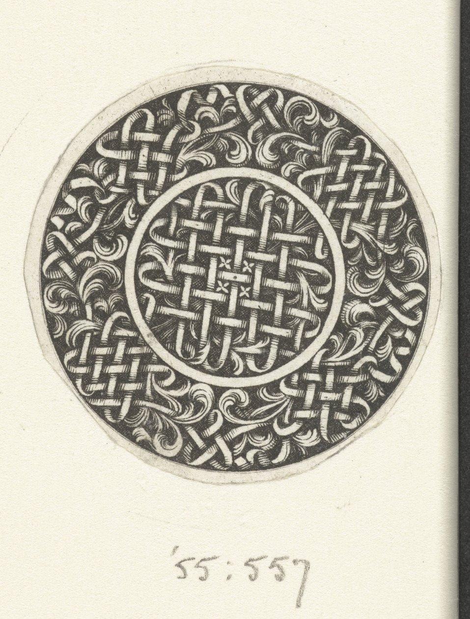 Medallion fonással Tervezés ötvösök számára (sorozat címe) alkotó: Jacques Vauquer