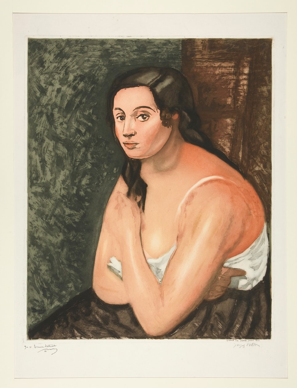 Egy nő mellszobra alkotó: Jacques Villon