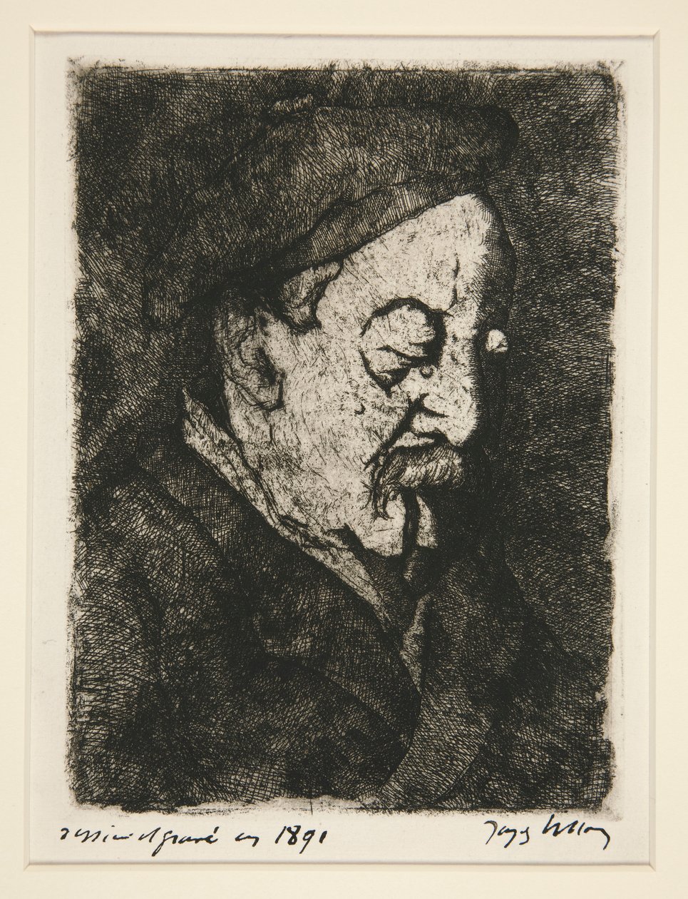 Emile Nicolle festő-nyomtató portréja (Emile Nicolle festő-nyomtató portréja) alkotó: Jacques Villon