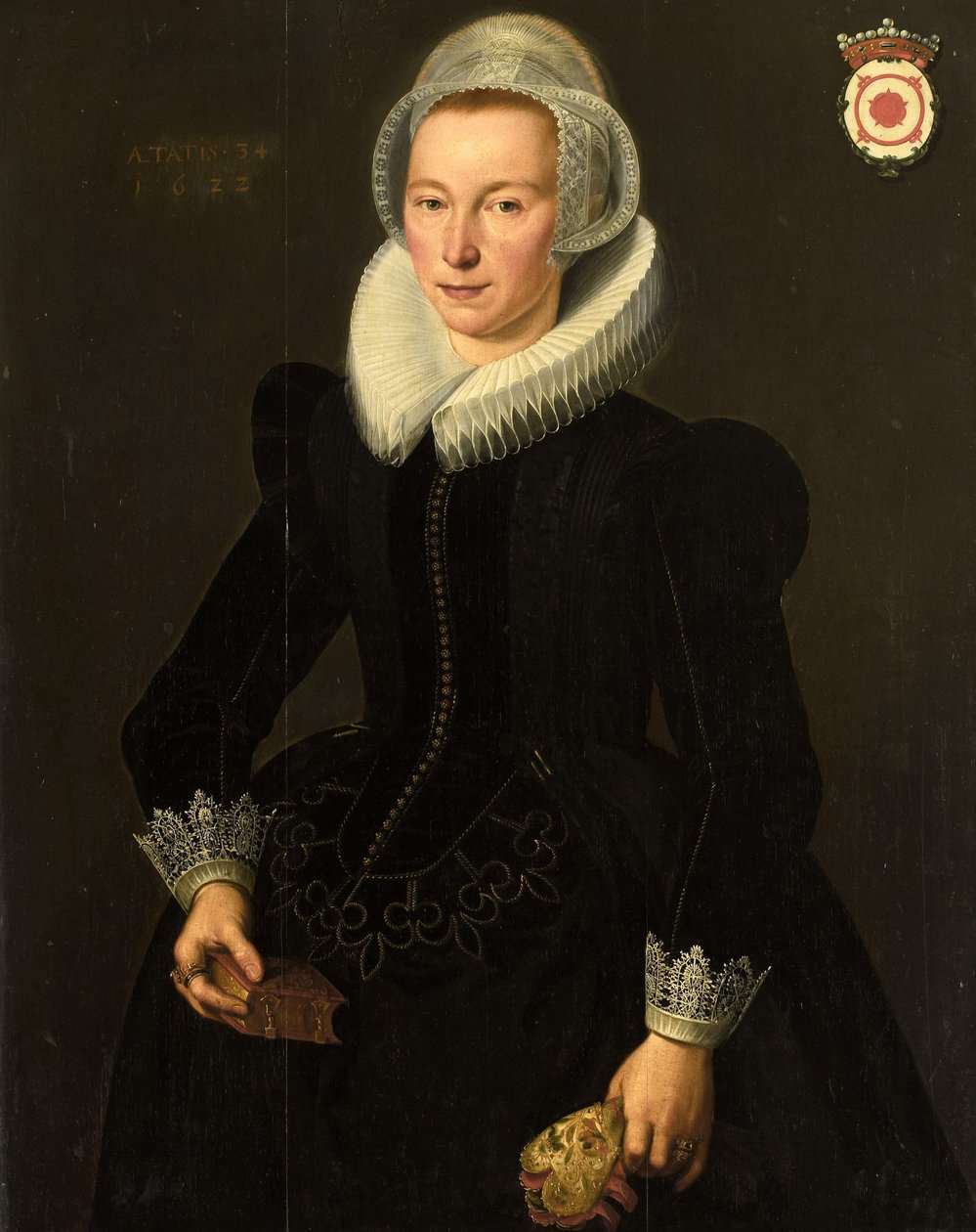 Grietje Adriaensdr Grootes (1588-1624) portréja alkotó: Jacques Waben (attributed to)