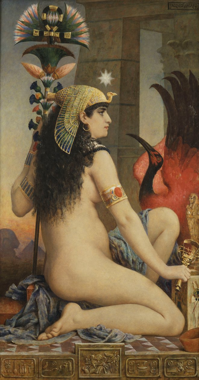 Egyiptomi nő, 1875 alkotó: Jacques Wagrez