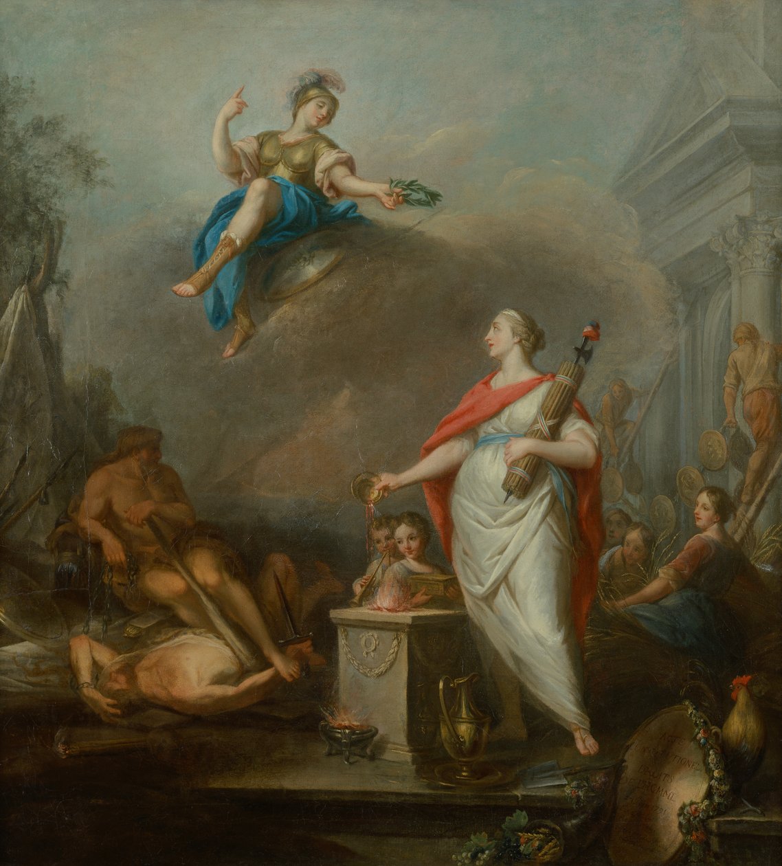 Az 1789-es forradalom allegóriája alkotó: Jacques Wilbaut