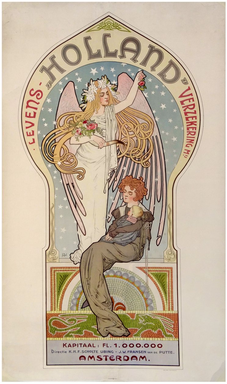 Holland Életbiztosítás, c. 1910. alkotó: Jacques Zon
