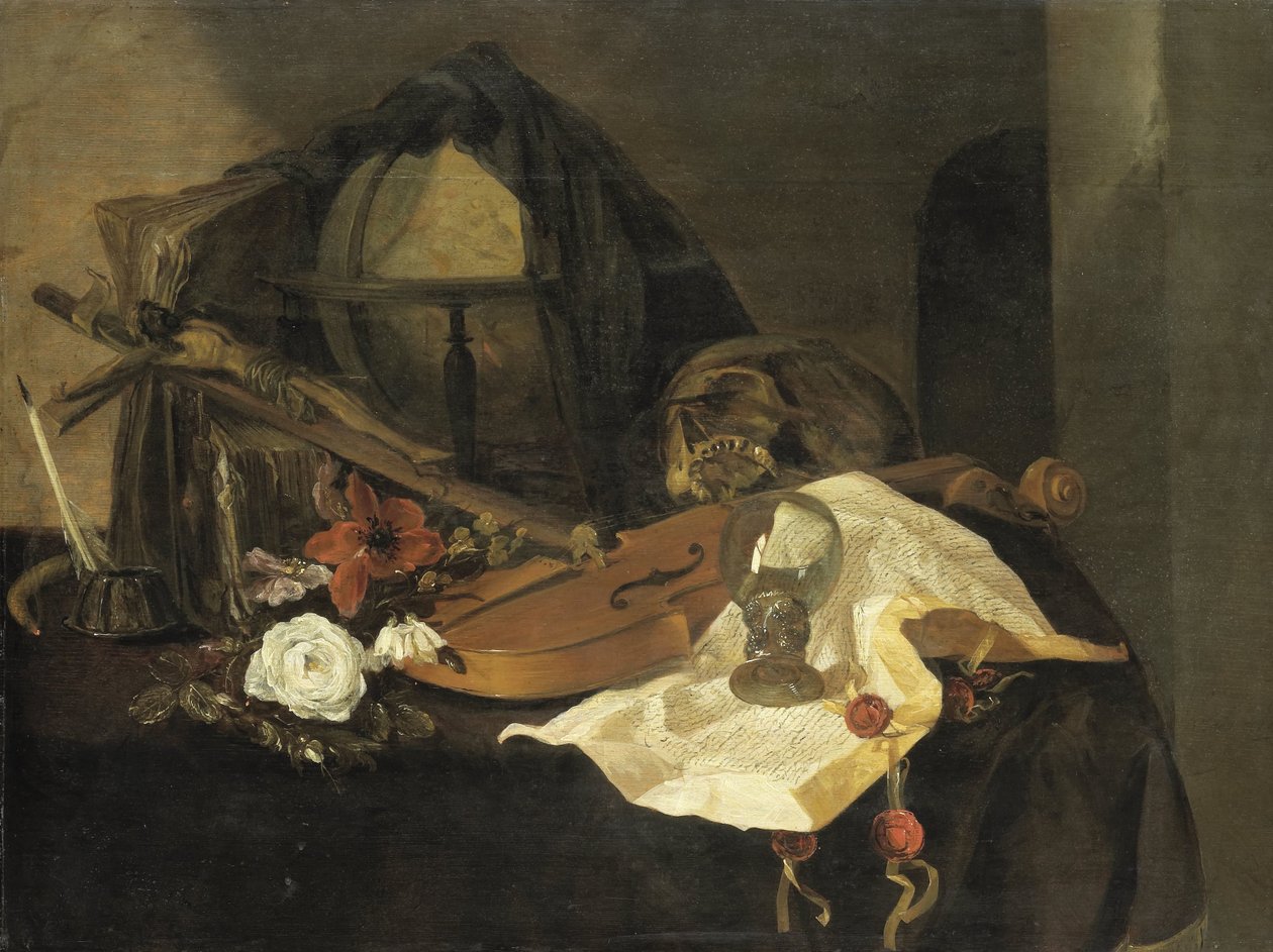 Vanitas csendélet alkotó: Jacques de Claeuw