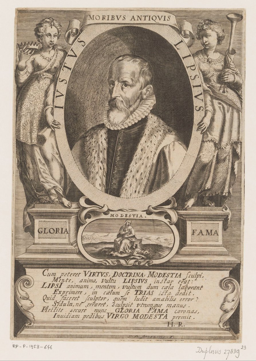 Justus Lipsius portréja alkotó: Jacques de Fornazeris