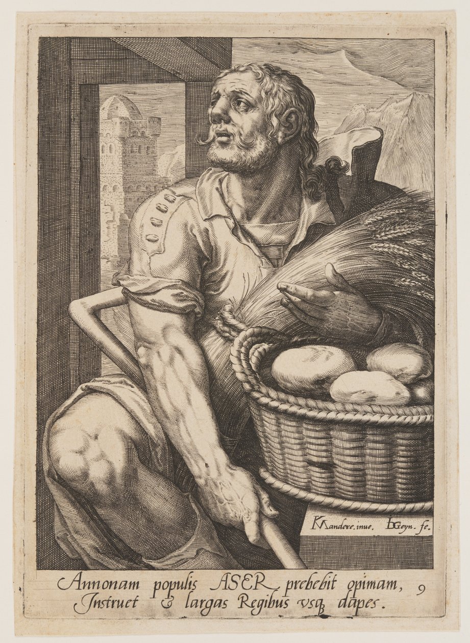 Asher, a Jákob tizenkét fiából alkotó: Jacques de Gheyn II