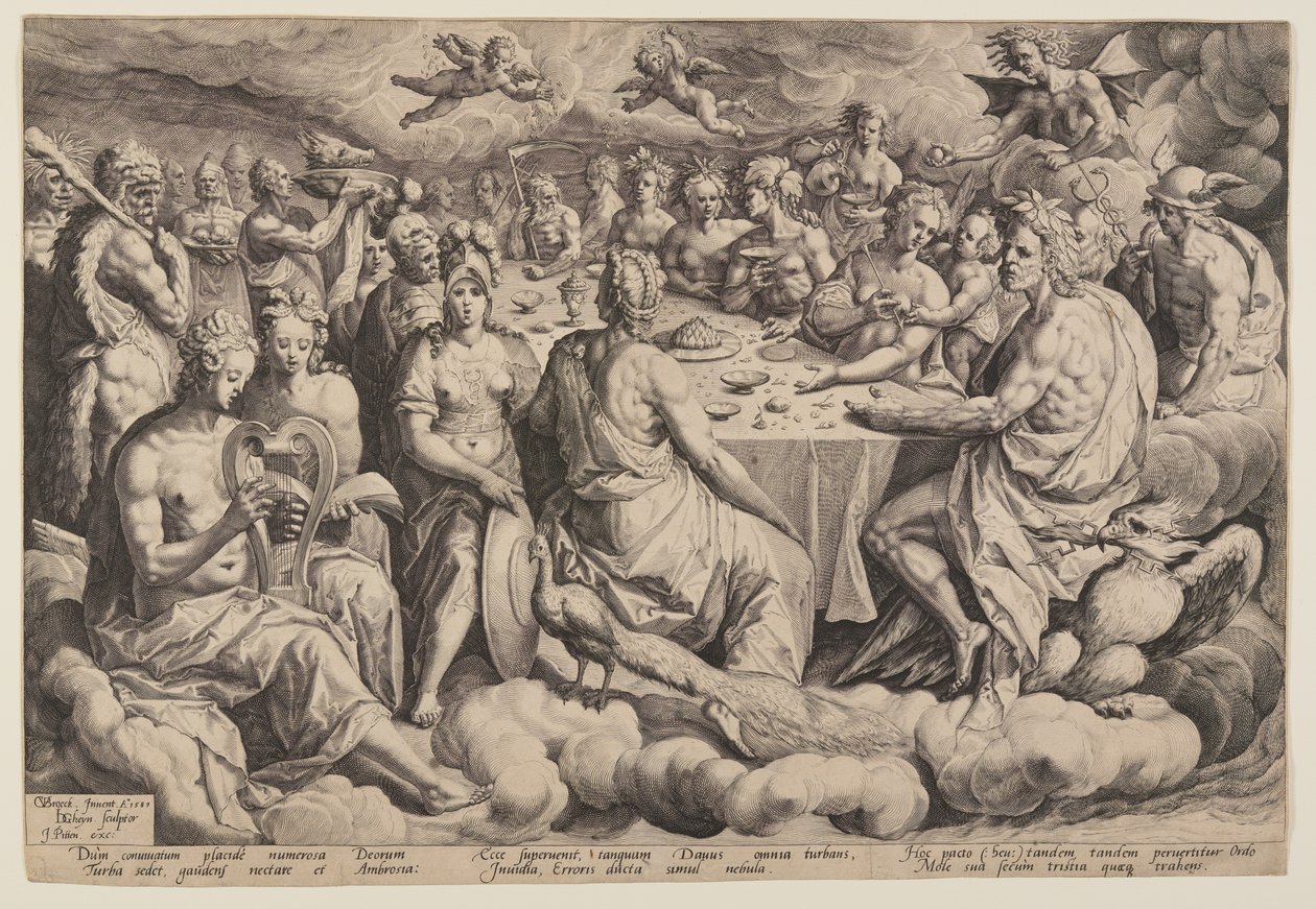 Az istenek bankettje alkotó: Jacques de Gheyn II