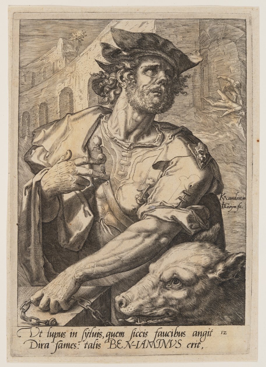 Benjámin, Jákob tizenkét fiából alkotó: Jacques de Gheyn II