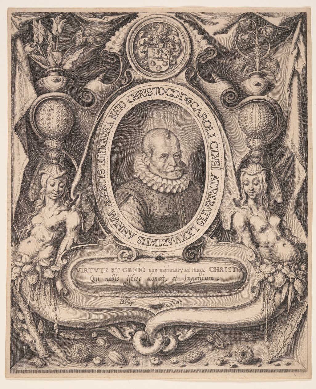Carolus Clusius, orvos és botanikus alkotó: Jacques de Gheyn II
