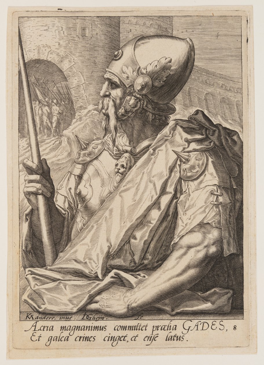 Gád, Jákob tizenkét fiából alkotó: Jacques de Gheyn II