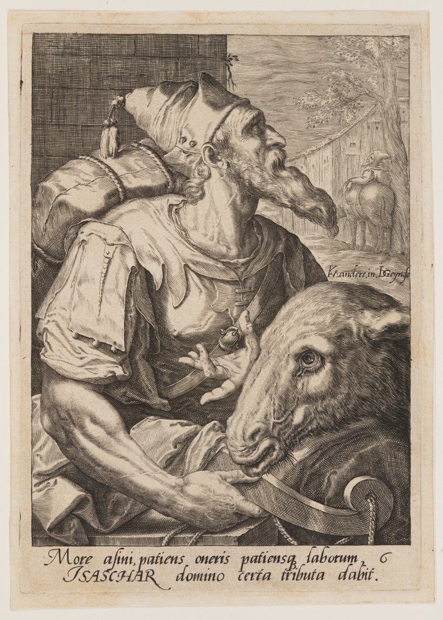 Issachar, Jákob tizenkét fiából alkotó: Jacques de Gheyn II