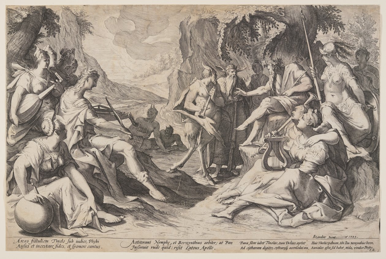 Midasz ítélete alkotó: Jacques de Gheyn II