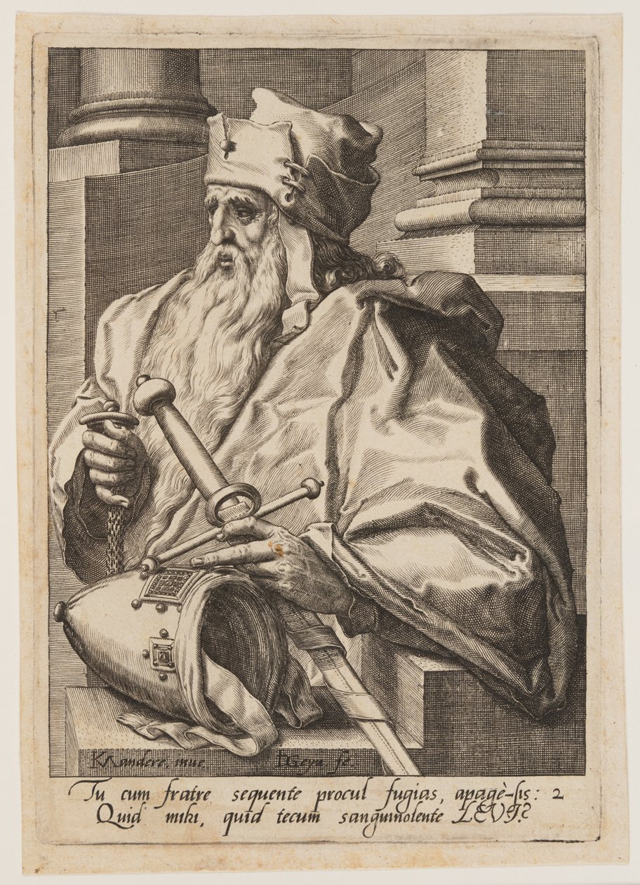 Lévi, Jákob tizenkét fiából alkotó: Jacques de Gheyn II