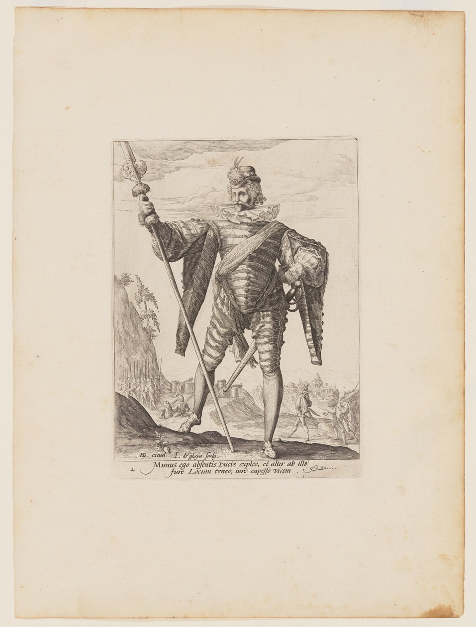 alezredes, II. Rudolf császár testőrségének tisztjei és katonái közül alkotó: Jacques de Gheyn II