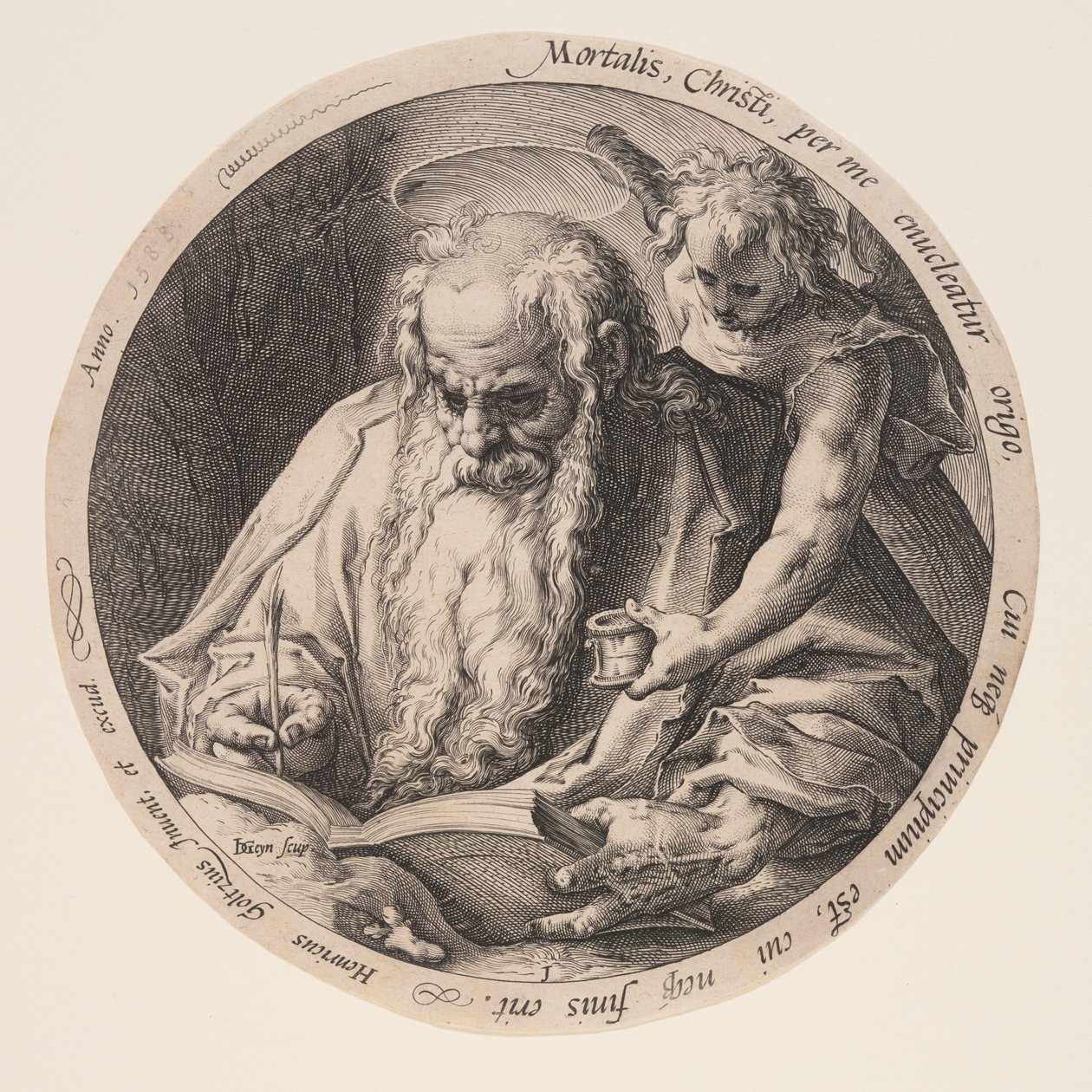 Máté, az evangélistákból alkotó: Jacques de Gheyn II