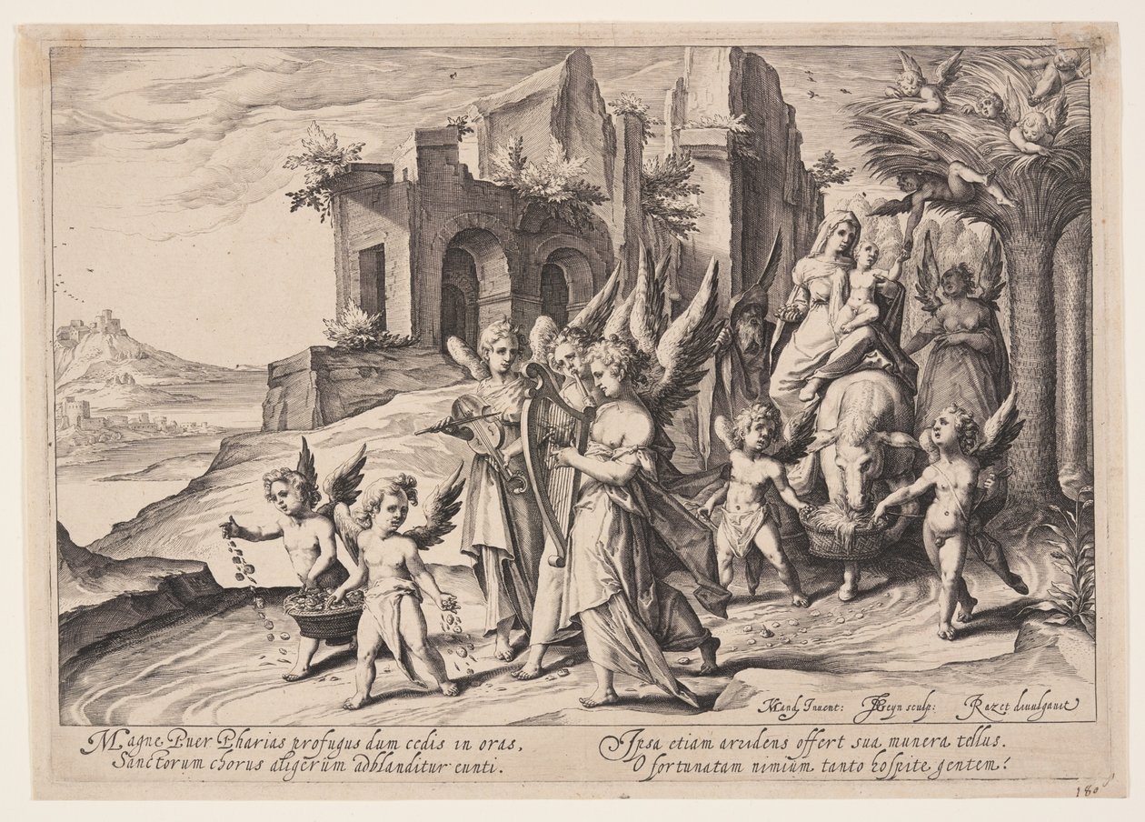 Visszatérés az egyiptomi menekülésről alkotó: Jacques de Gheyn II